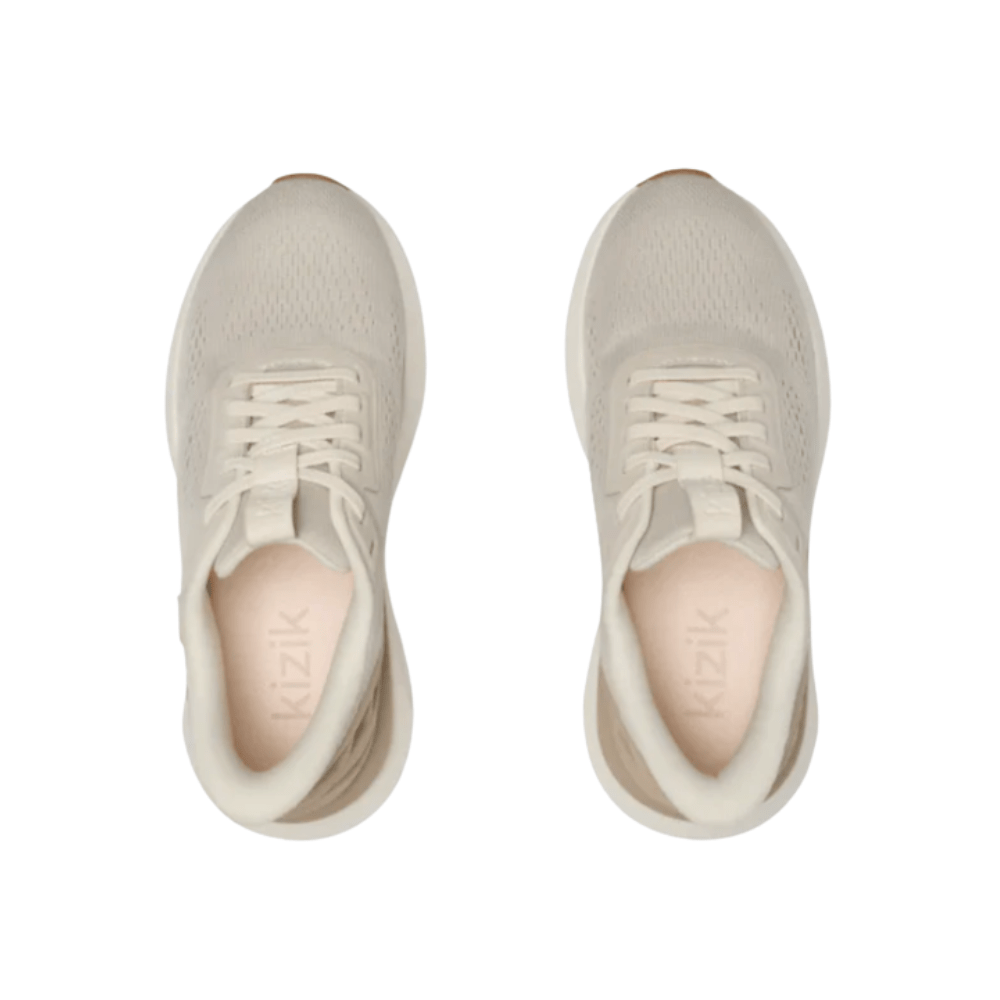 Kizik Women's Athens 2 Hand's Free Sneakers Oatmeal/Pristine 5