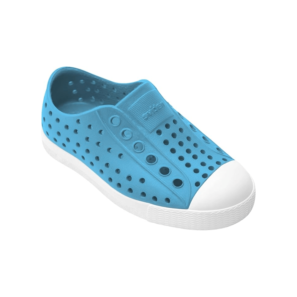 Native Shoes Jefferson Child - Aquarius Blue/ Shell White 3
