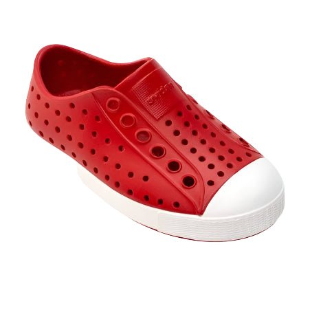 Native Shoes Jefferson Child Ruby Red / Shell White 2