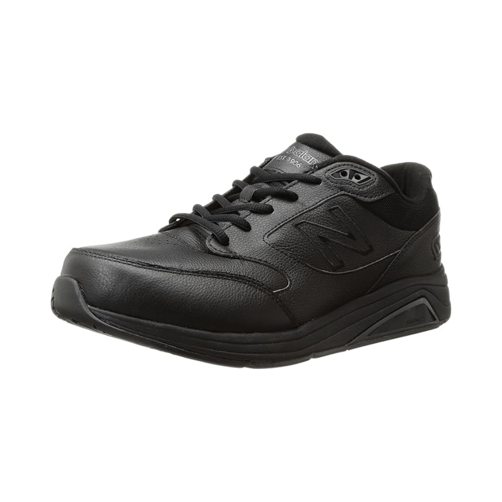 New Balance 928v3 Unisex Leather Cushioned Walking Shoes - Black 4
