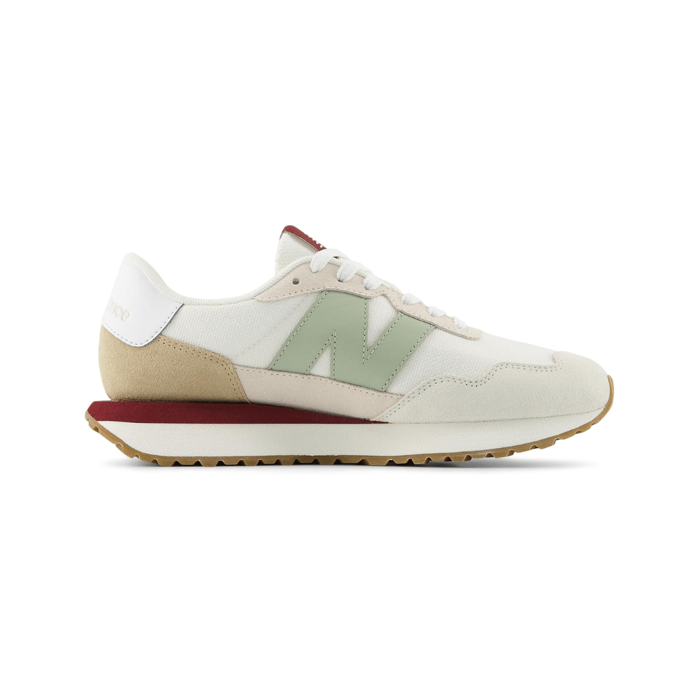 New Balance Women's 327 Retro Style - White/Green 1