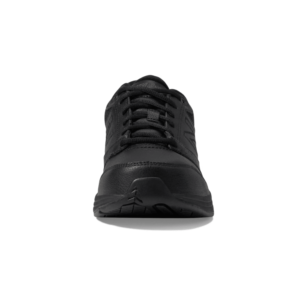 New Balance Women's 928v3 Leather Walking Shoes - Black/Black 3