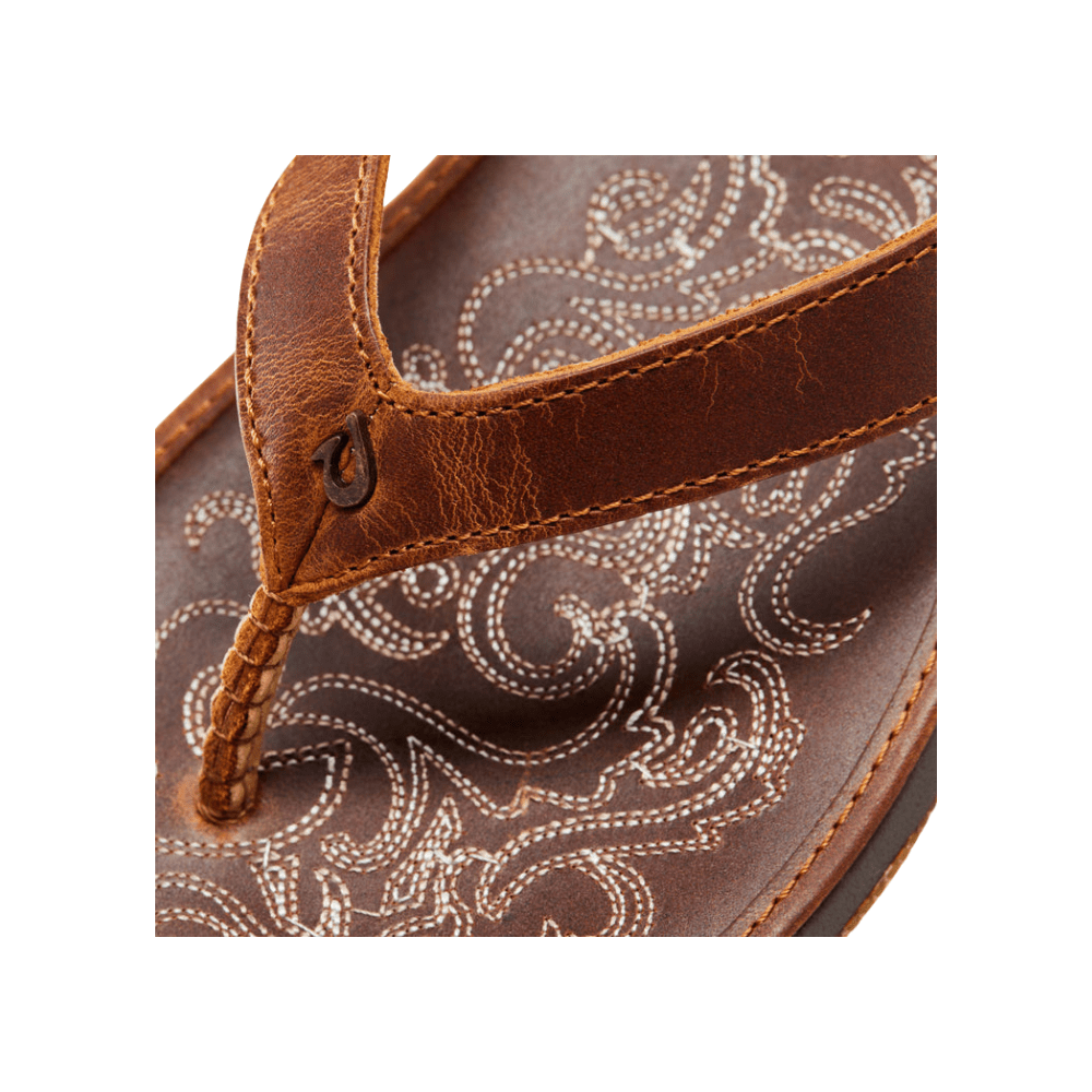 Olukai Paniolo Women’s Premium Leather Sandals - Natural 4