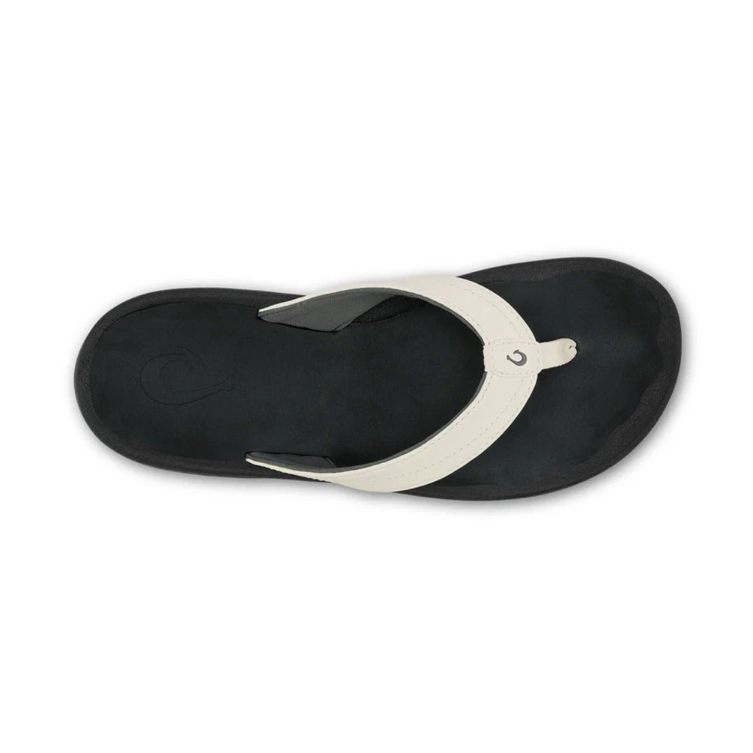 Olukai Women's Ohana Water-Friendly Sandals Bright White / Black 3