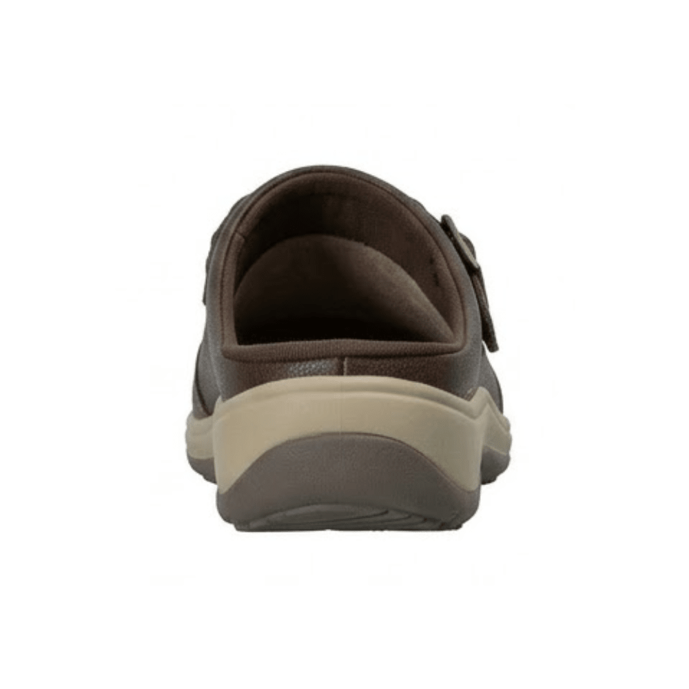 Orthofeet Irma Women's Clog Brown Leather Slip On Comfort Shoes 5