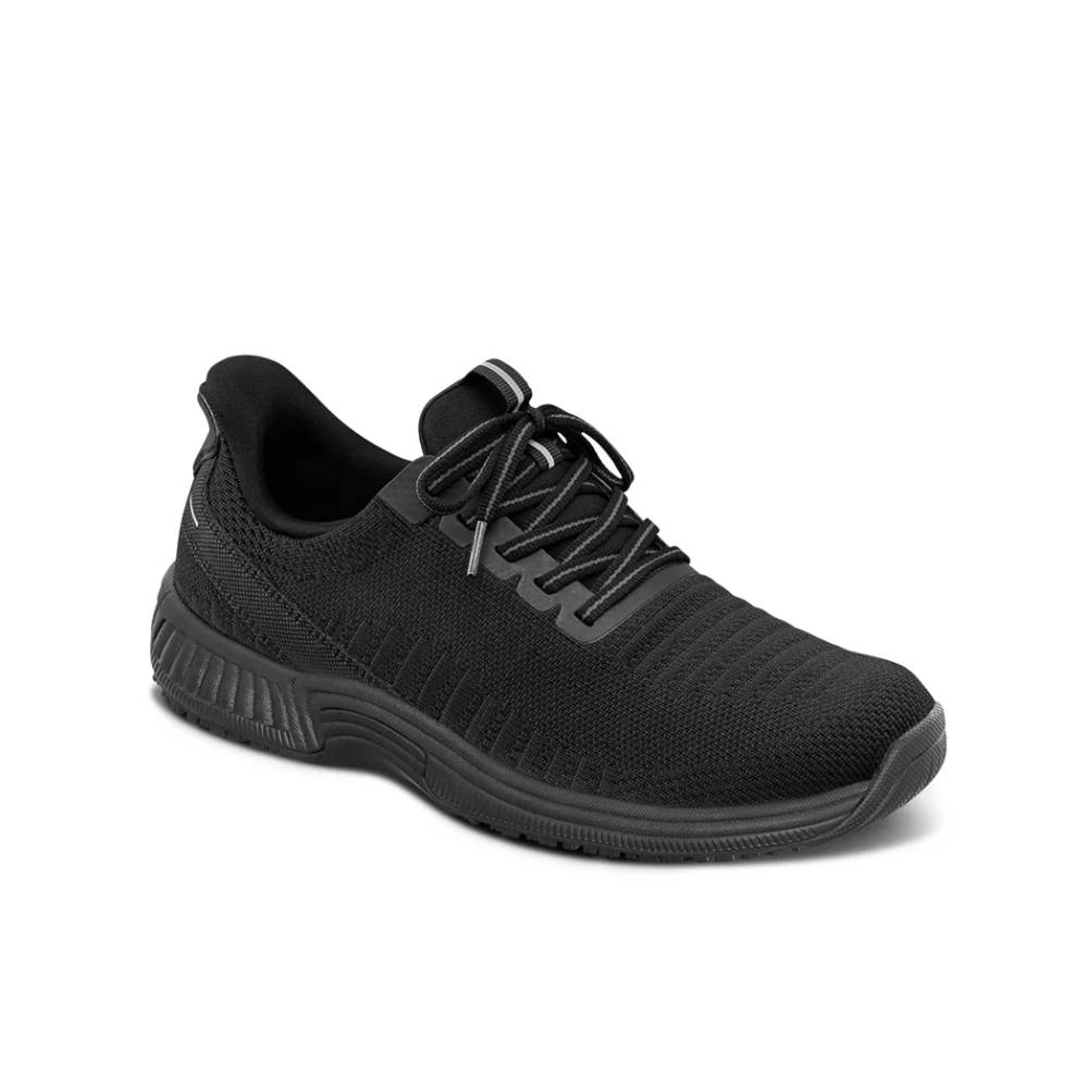 Orthofeet Kita Hand's Free Arch Support Sneaker - Black 1