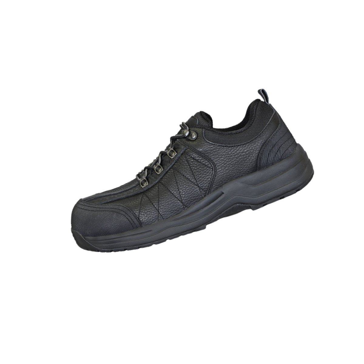 Orthofeet Men’s Basalt Waterproof Composite Toe Work Shoes – Black 3