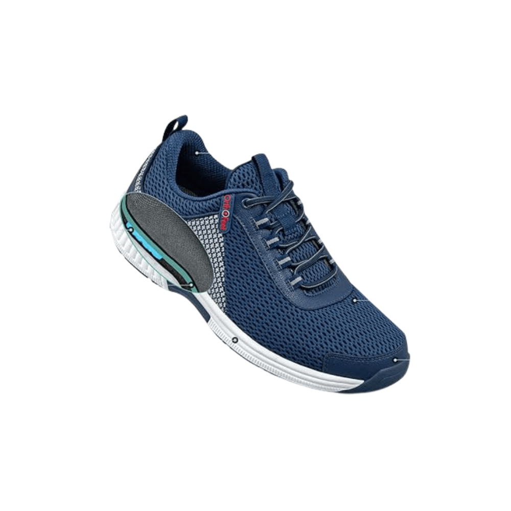 Orthofeet Men's Edgewater Comfortable and Supportive Sneaker - Blue 2