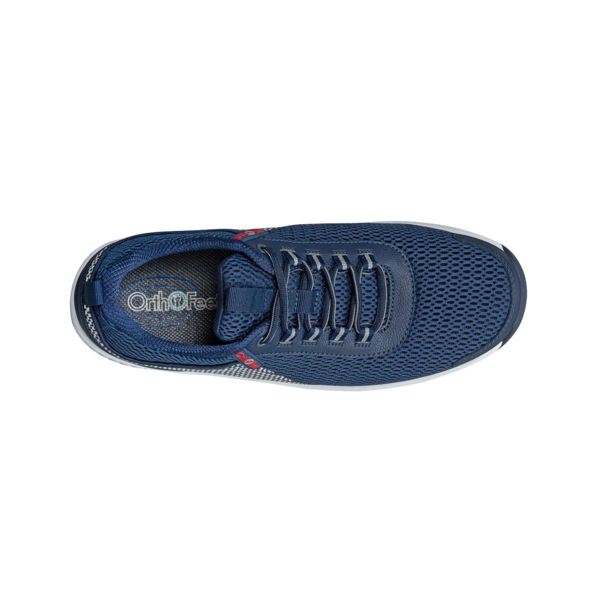 Orthofeet Men's Edgewater Orthopedic Walking Shoes - Blue 2