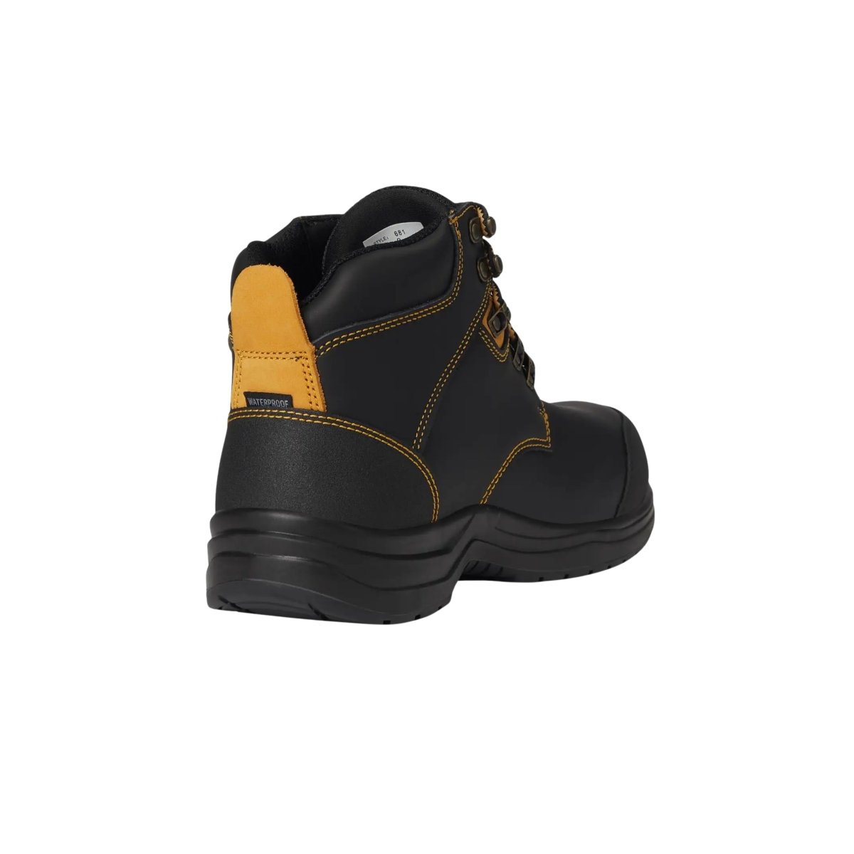 Orthofeet Men’s Granite Waterproof Work Boots – Black 7