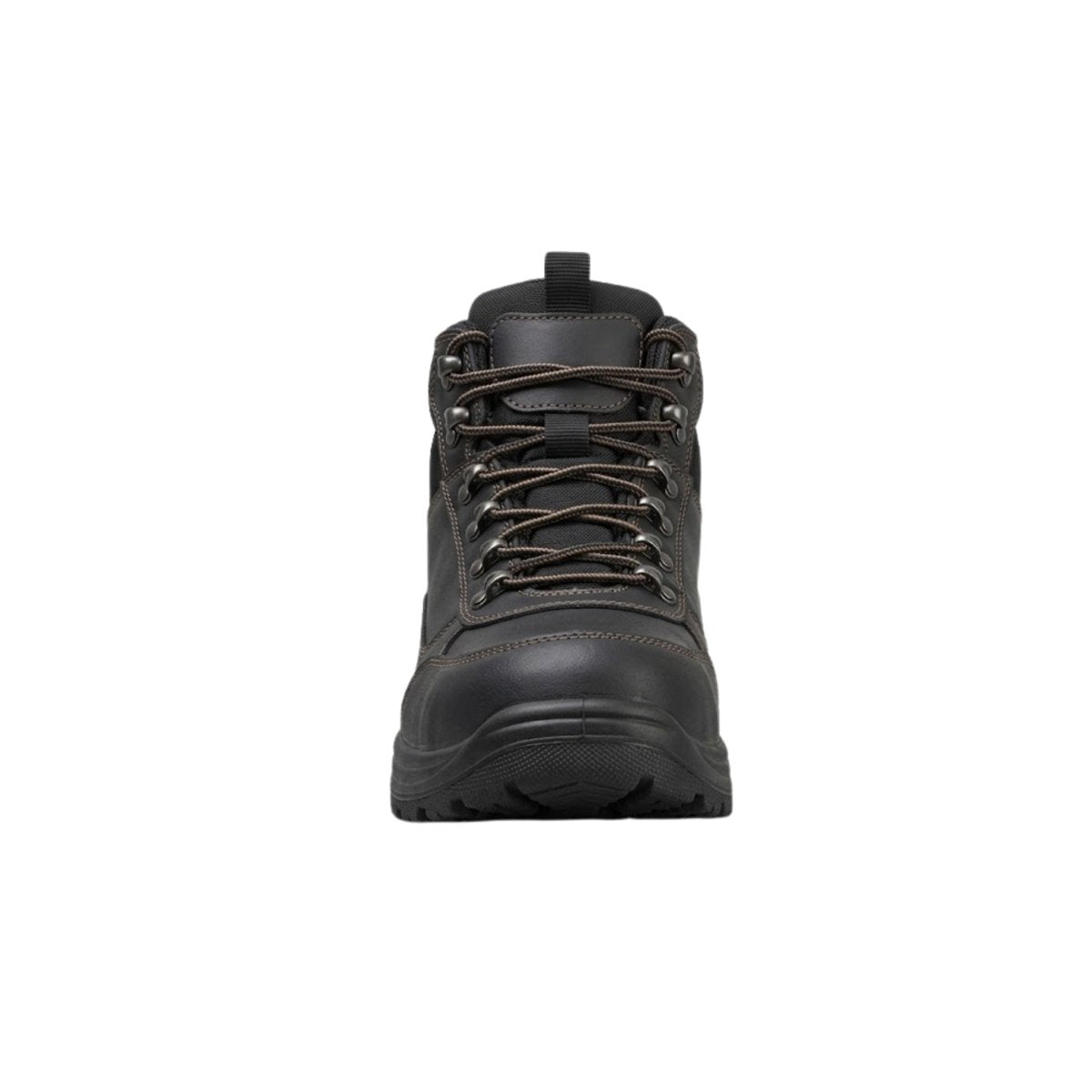 Orthofeet Men's Graphite Hands-Free Waterproof Work Boots - Black 3