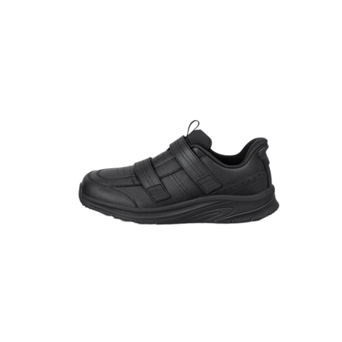 Orthofeet Men's Oak Hands-Free Double Depth Shoes – Black 5