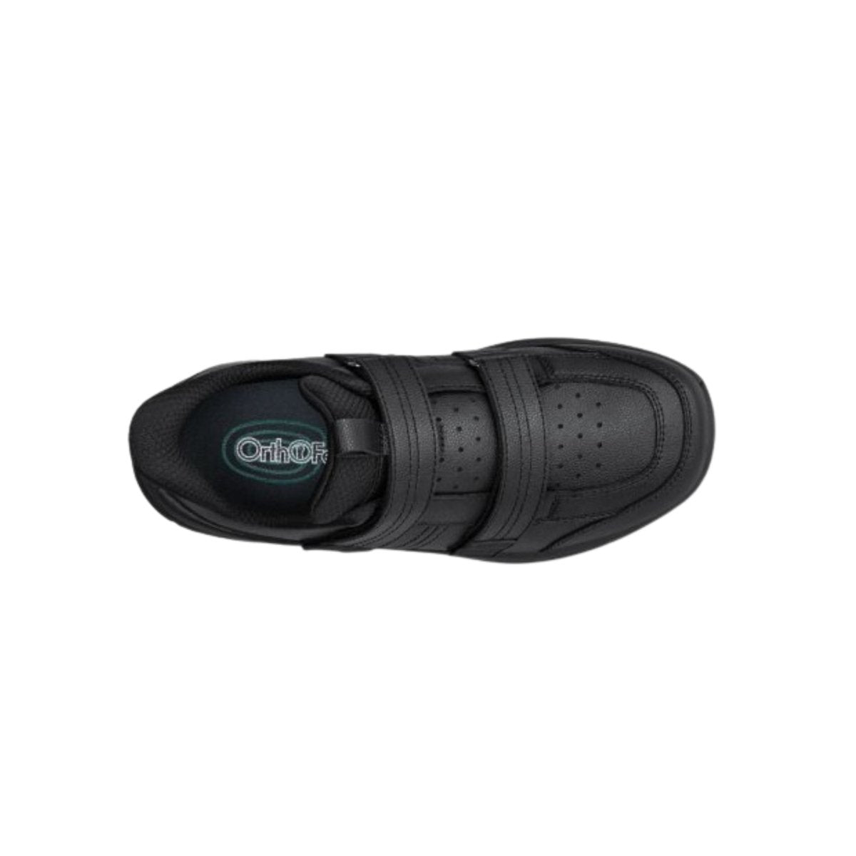 Orthofeet Men's Oak Hands-Free Double Depth Shoes – Black 3