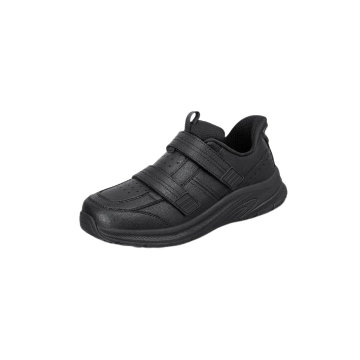 Orthofeet Men's Oak Hands-Free Double Depth Shoes – Black 6