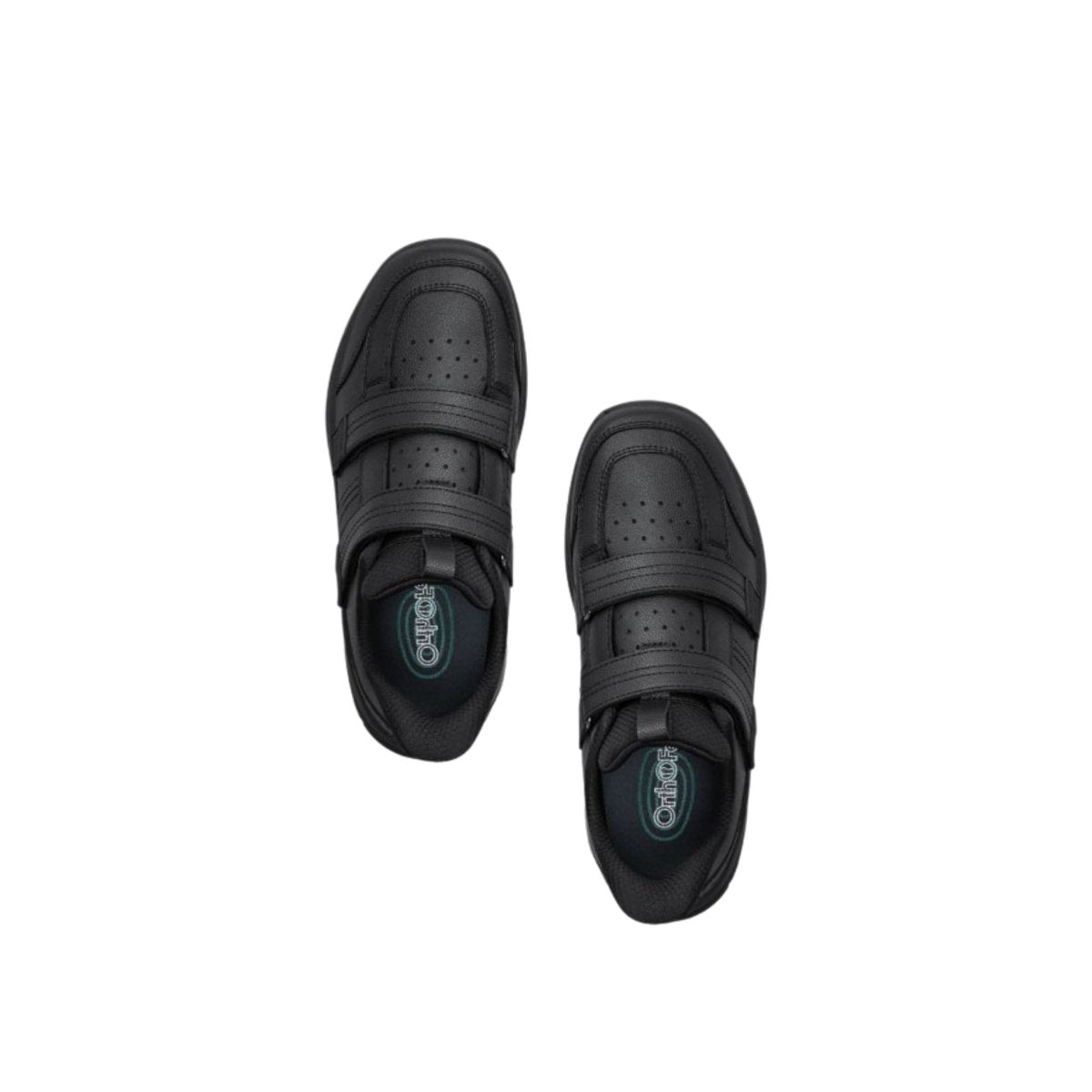 Orthofeet Men's Oak Hands-Free Double Depth Shoes – Black 7