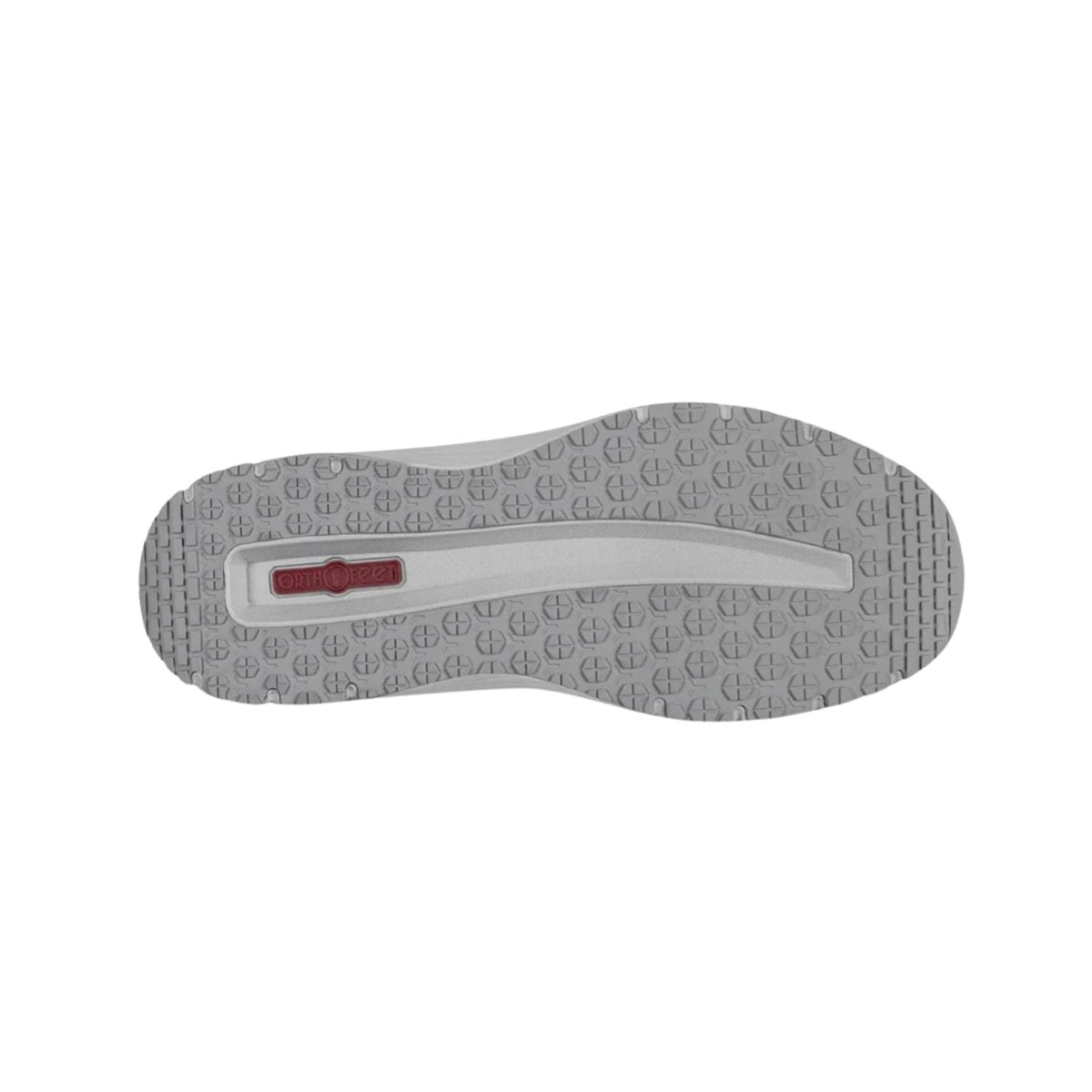 Orthofeet Men’s Tilos Hands-Free Plantar Fasciitis Sneakers – Gray/Gray 4