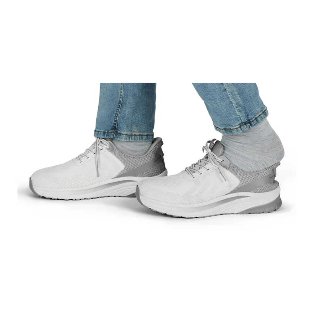 Orthofeet Men’s Tilos Hands‑Free Athletic Sneaker – White 20023M 5