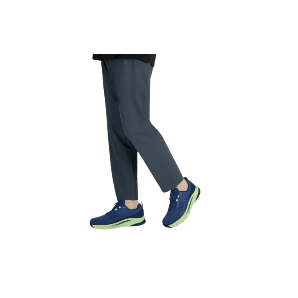 Orthofeet Race Men's Orthopedic Athletic Shoes - Navy/Green 5