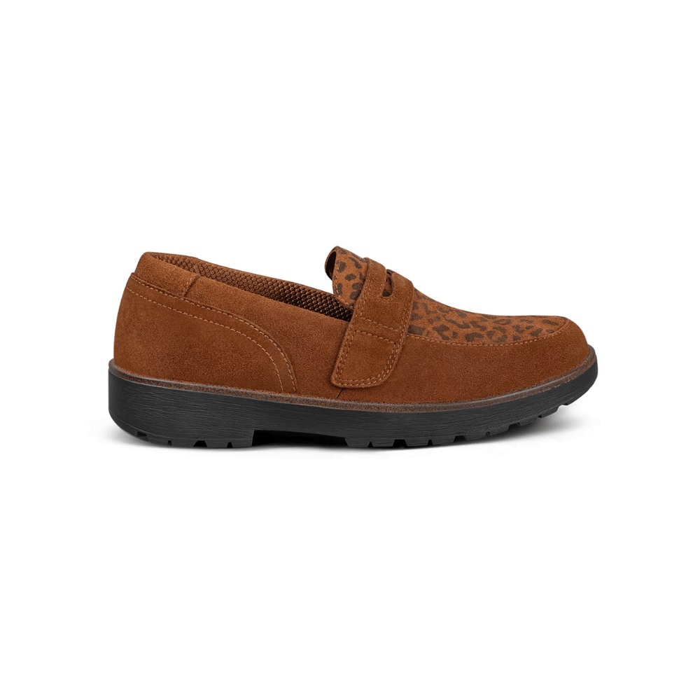 Orthofeet Shelly Women’s Loafer - Cinnamon 1
