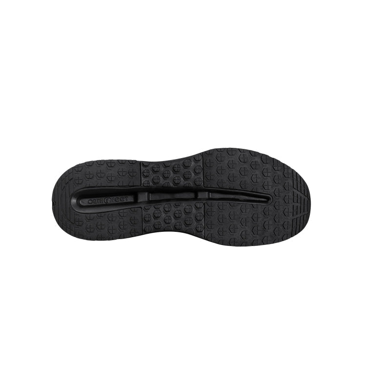 Orthofeet Shoe Journey Men’s Hands-Free Sneaker - Black/Black - Ergonomic Slip-On 5