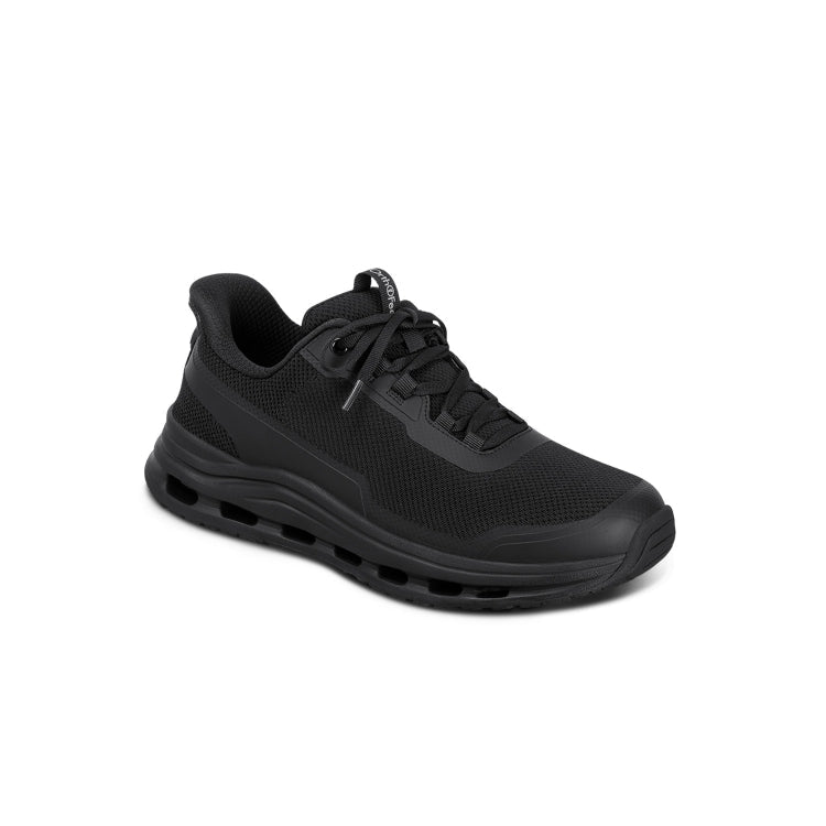 Orthofeet Shoe Journey Men’s Hands-Free Sneaker - Black/Black - Ergonomic Slip-On 2