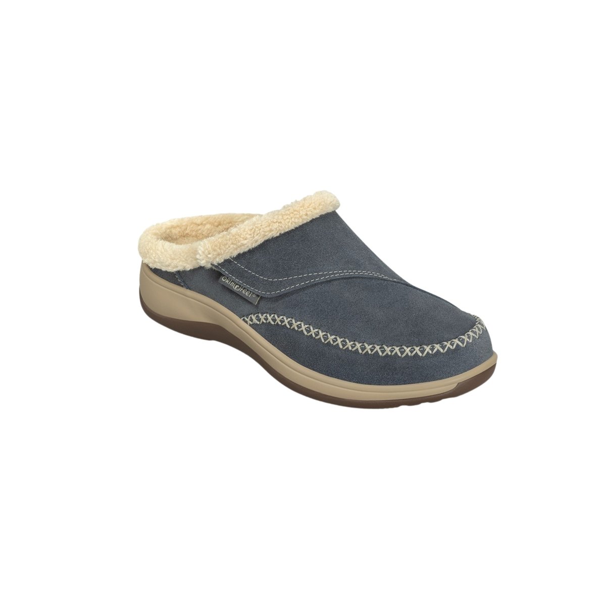 Orthofeet Women's Charlotte Orthopedic Adjustable Slippers - Gray 3