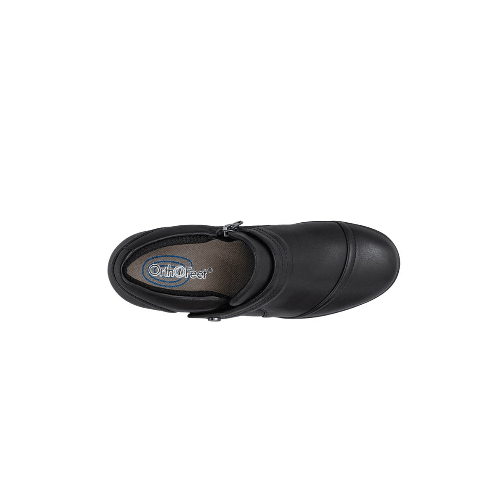 Orthofeet Women's Eva Orthotic Dress Shoes - Black 2