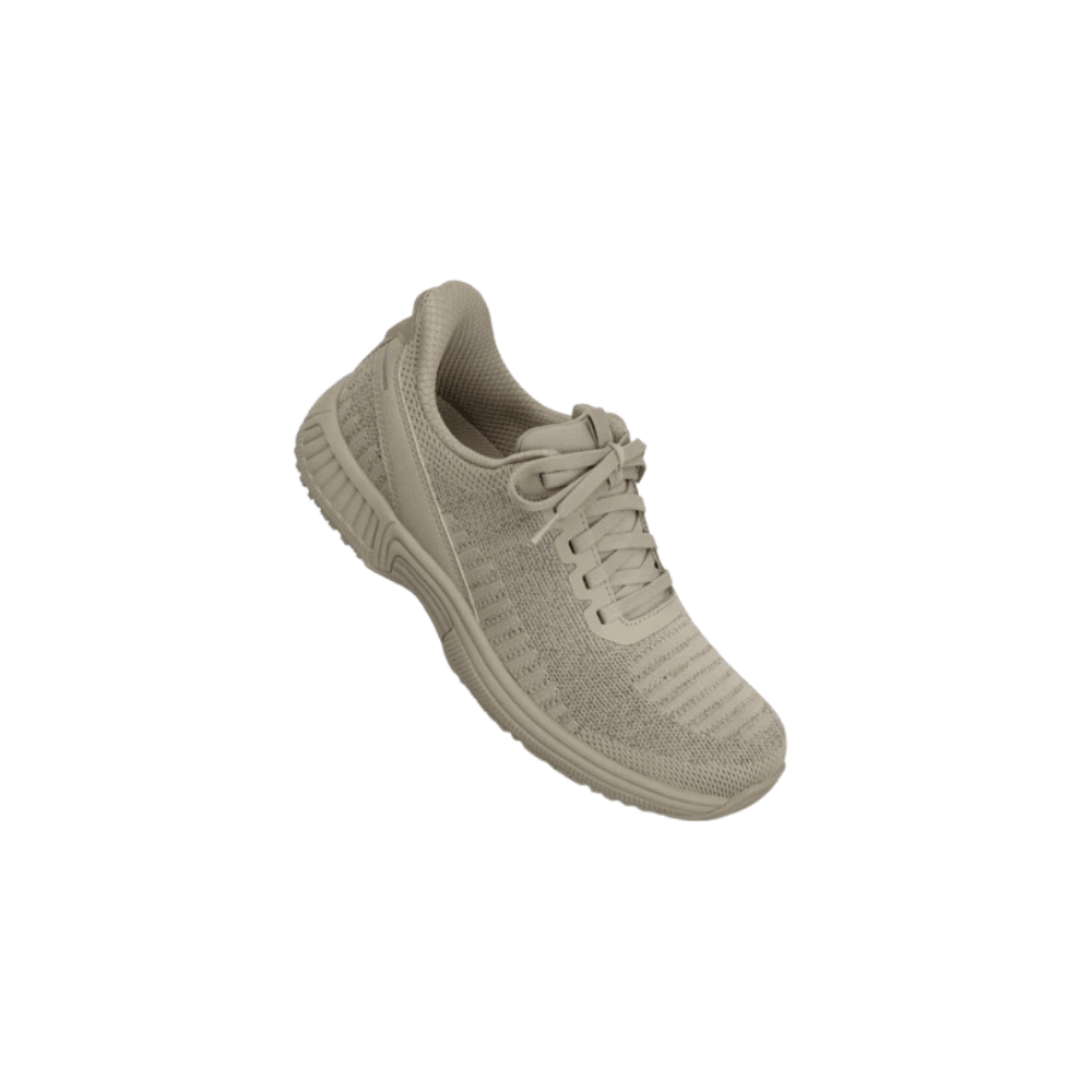 OrthoFeet Women's Kita Hands Free Athletic Sneaker - Taupe 4