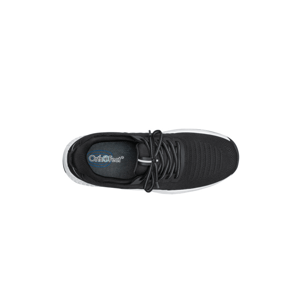 OrthoFeet Women's Kita Hands Free Sneaker - Black 3