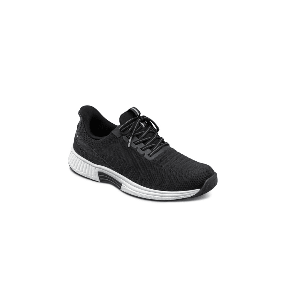 OrthoFeet Women's Kita Hands Free Sneaker - Black 2