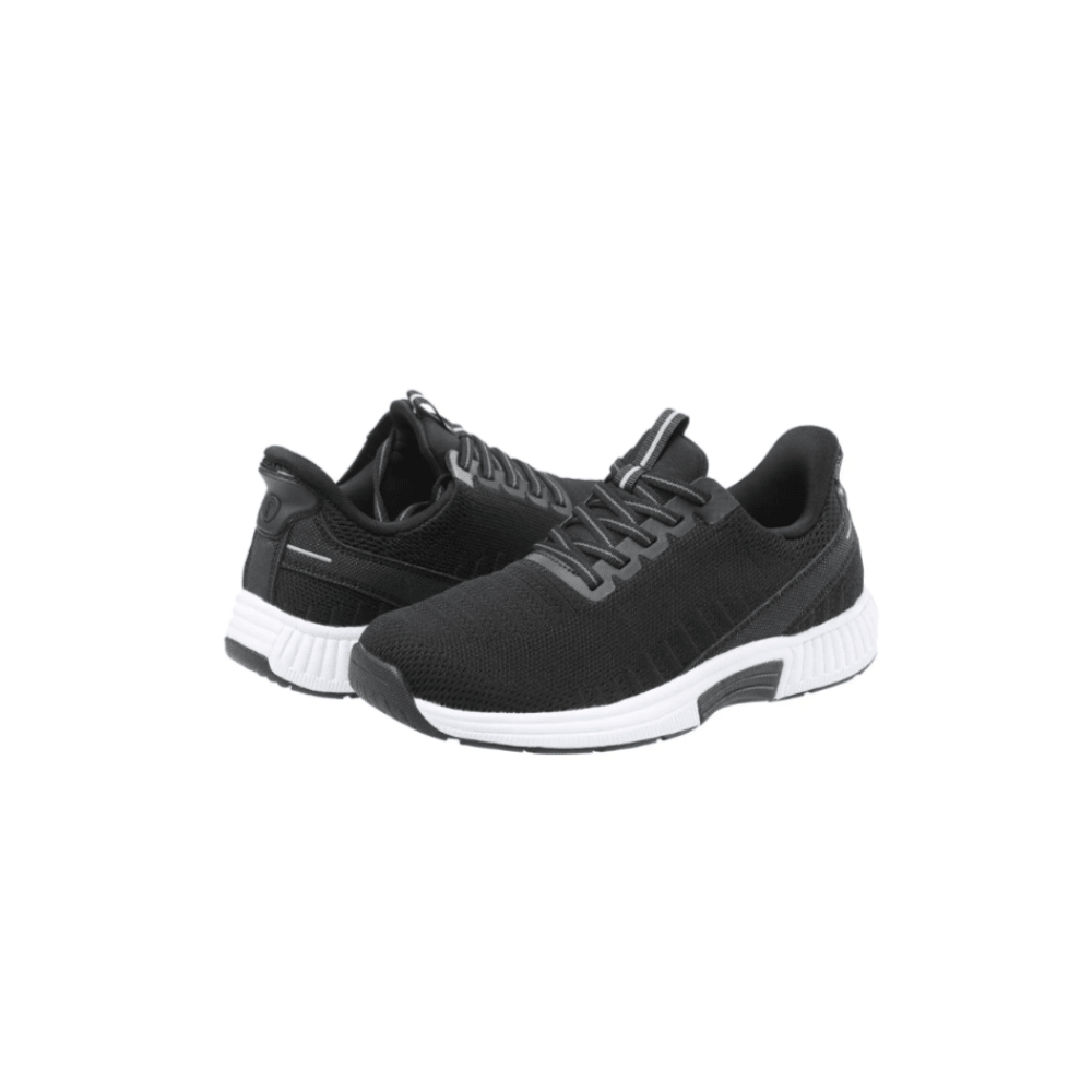 OrthoFeet Women's Kita Hands Free Sneaker - Black 4