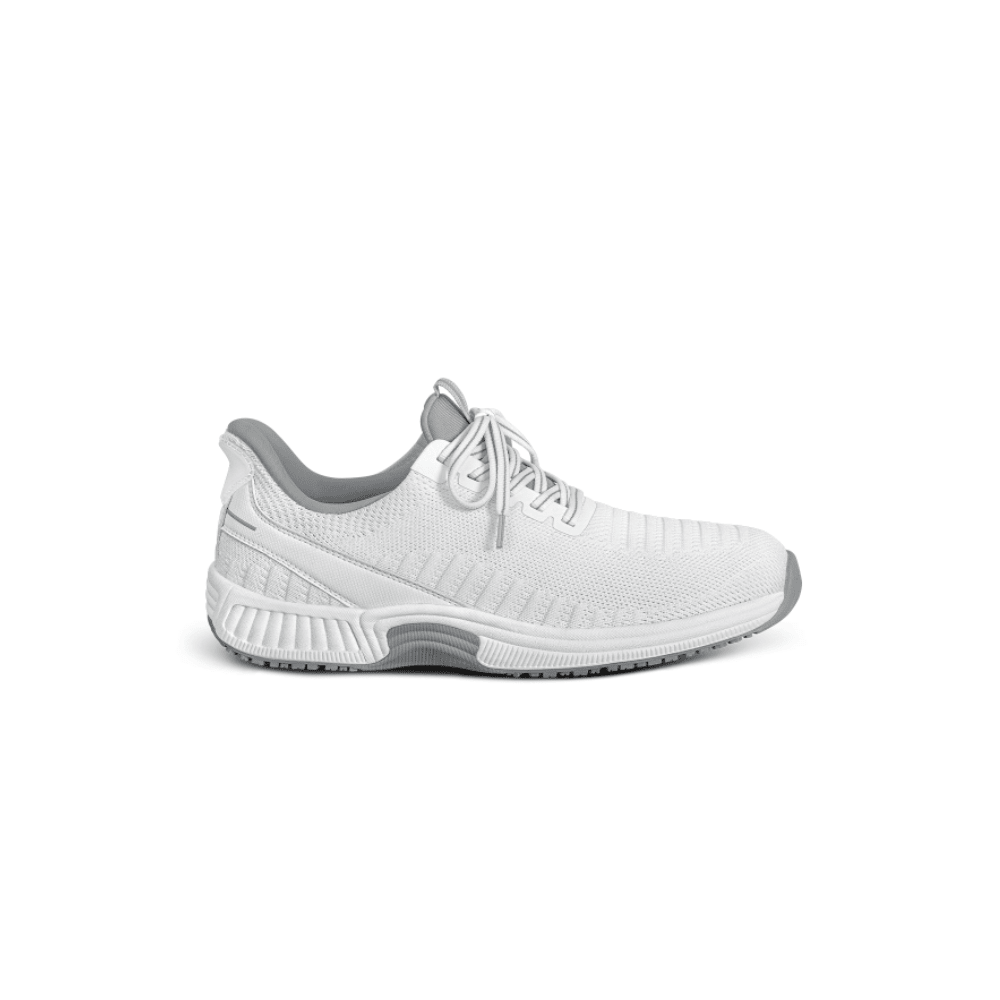 OrthoFeet Women's Kita Hands Free Sneaker - White 1