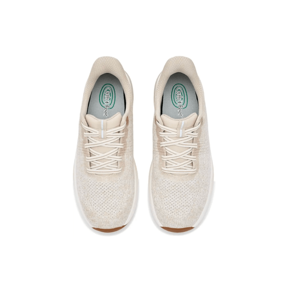 OrthoFeet Women's Nira Hands Free Sneaker - Blonde 4