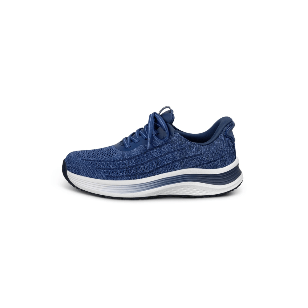 OrthoFeet Women's Nira Hands Free Sneaker - Indigo Blue 5
