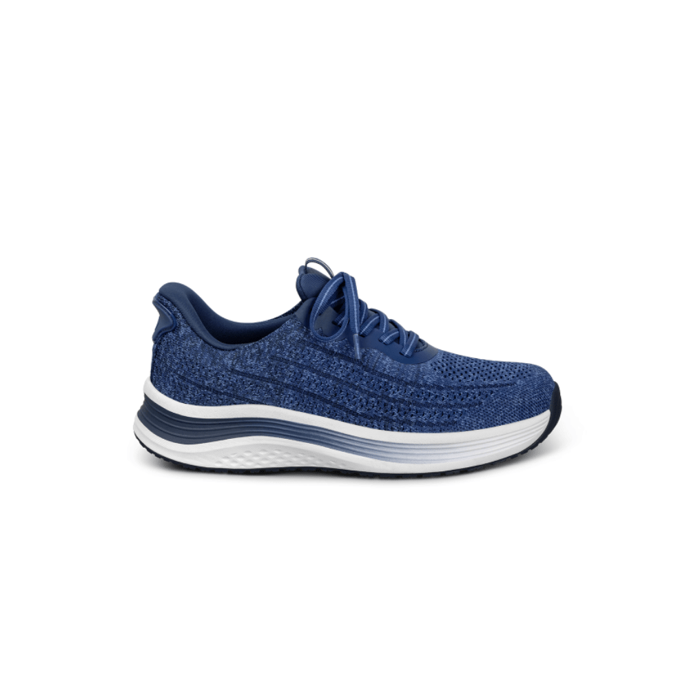 OrthoFeet Women's Nira Hands Free Sneaker - Indigo Blue 1