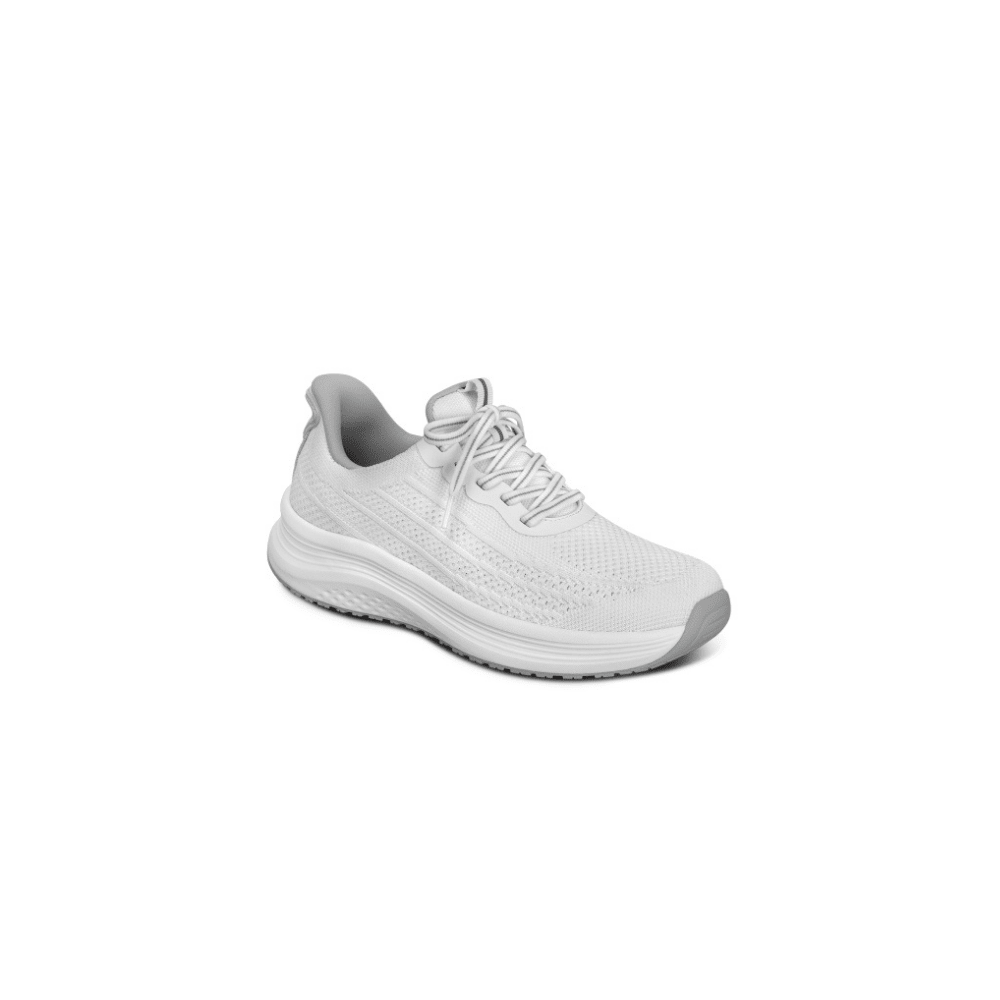 OrthoFeet Women's Nira Hands Free Sneaker - White 5