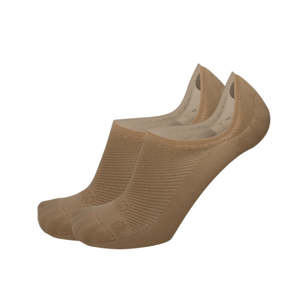 OS1st Nekkid Comfort Feather Light, Non - Slip No Show Socks – Sand 101541 1