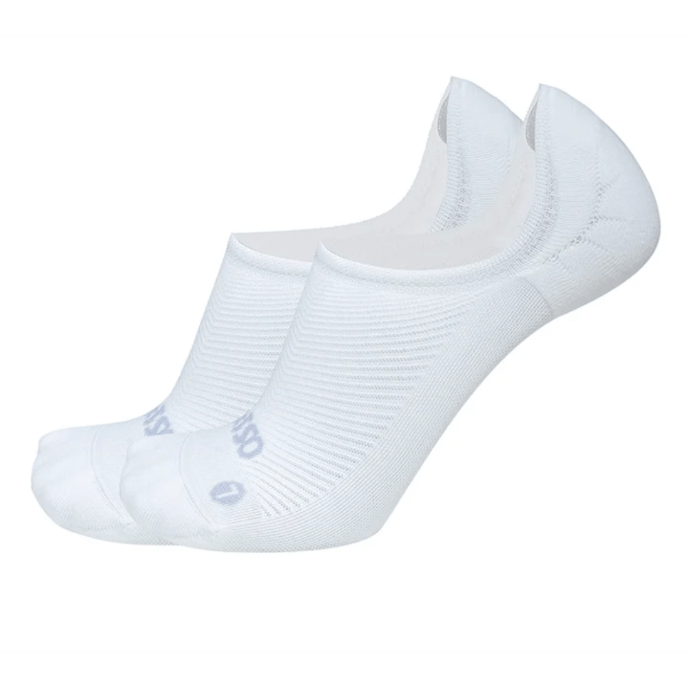 OS1st Nekkid Comfort Socks Unisex No Show White 1