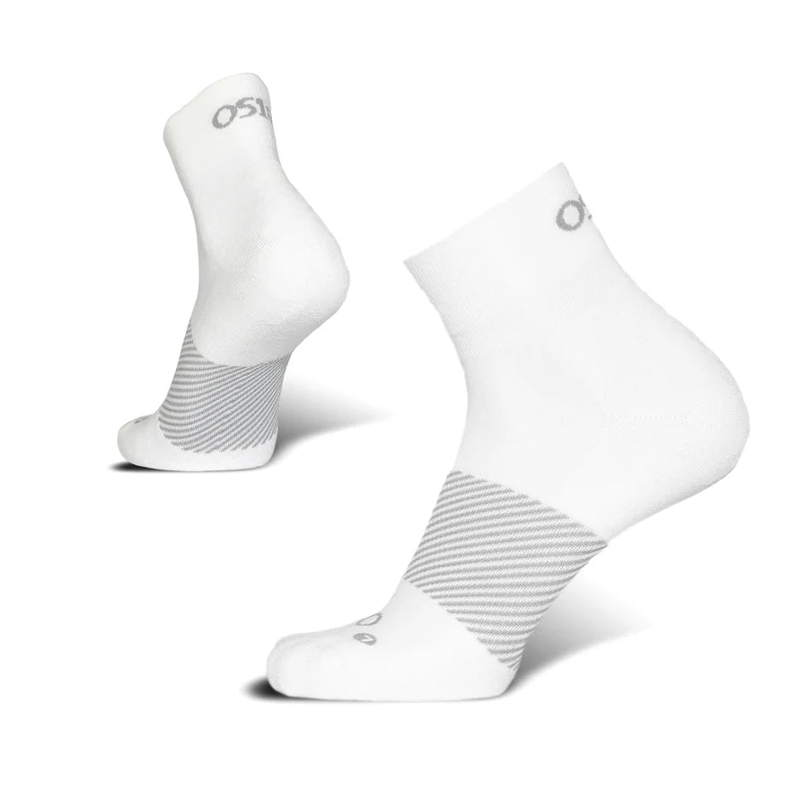 OS1st Wicked Comfort Socks | 1/4 Crew White Socks 1