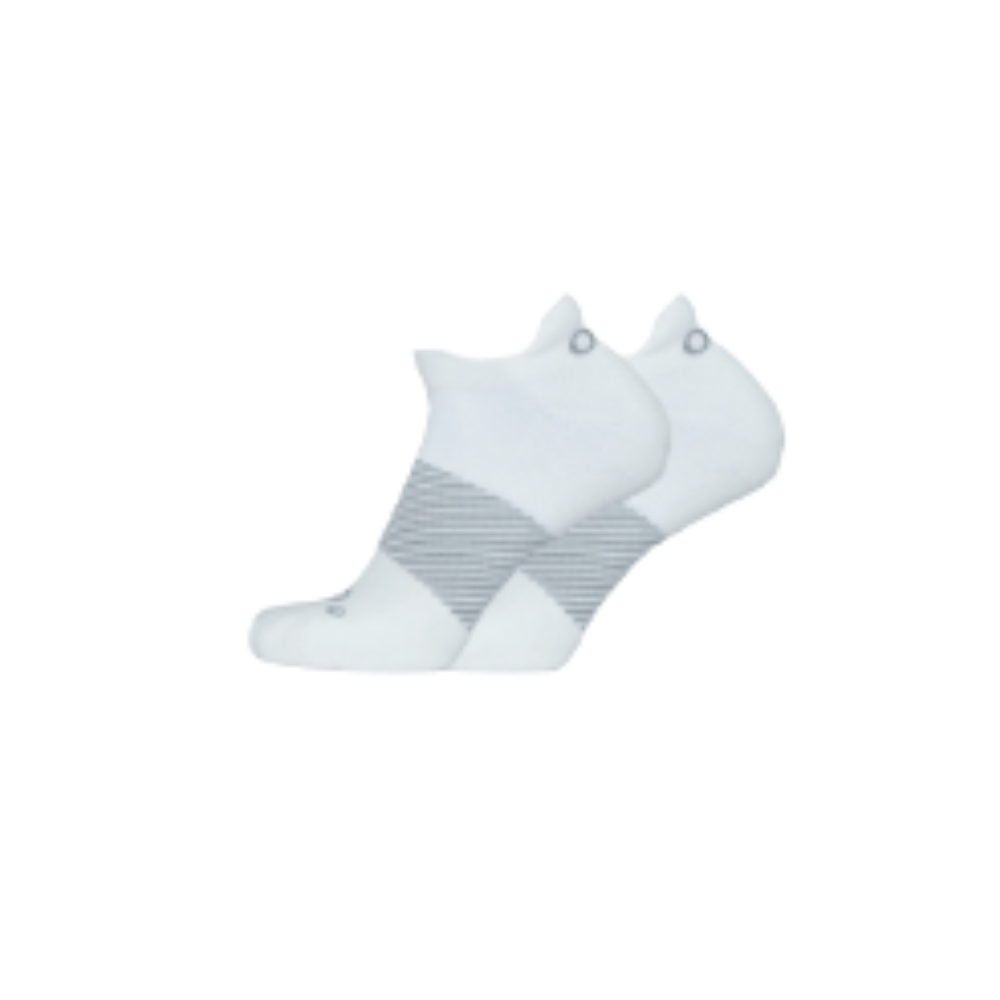 OS1st Wicked Comfort | Moisture Wicking No Show Socks – White 1