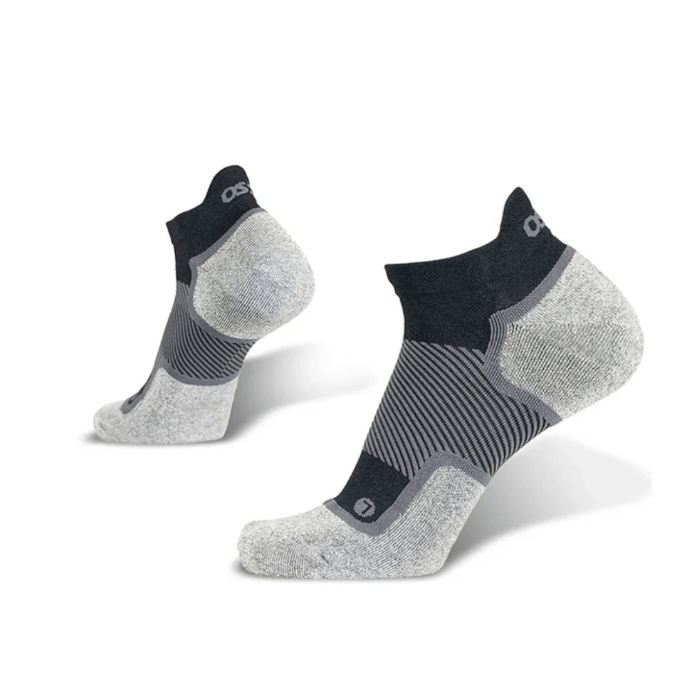 OS1st WIDE Wellness Performance Socks | No Show Black 1