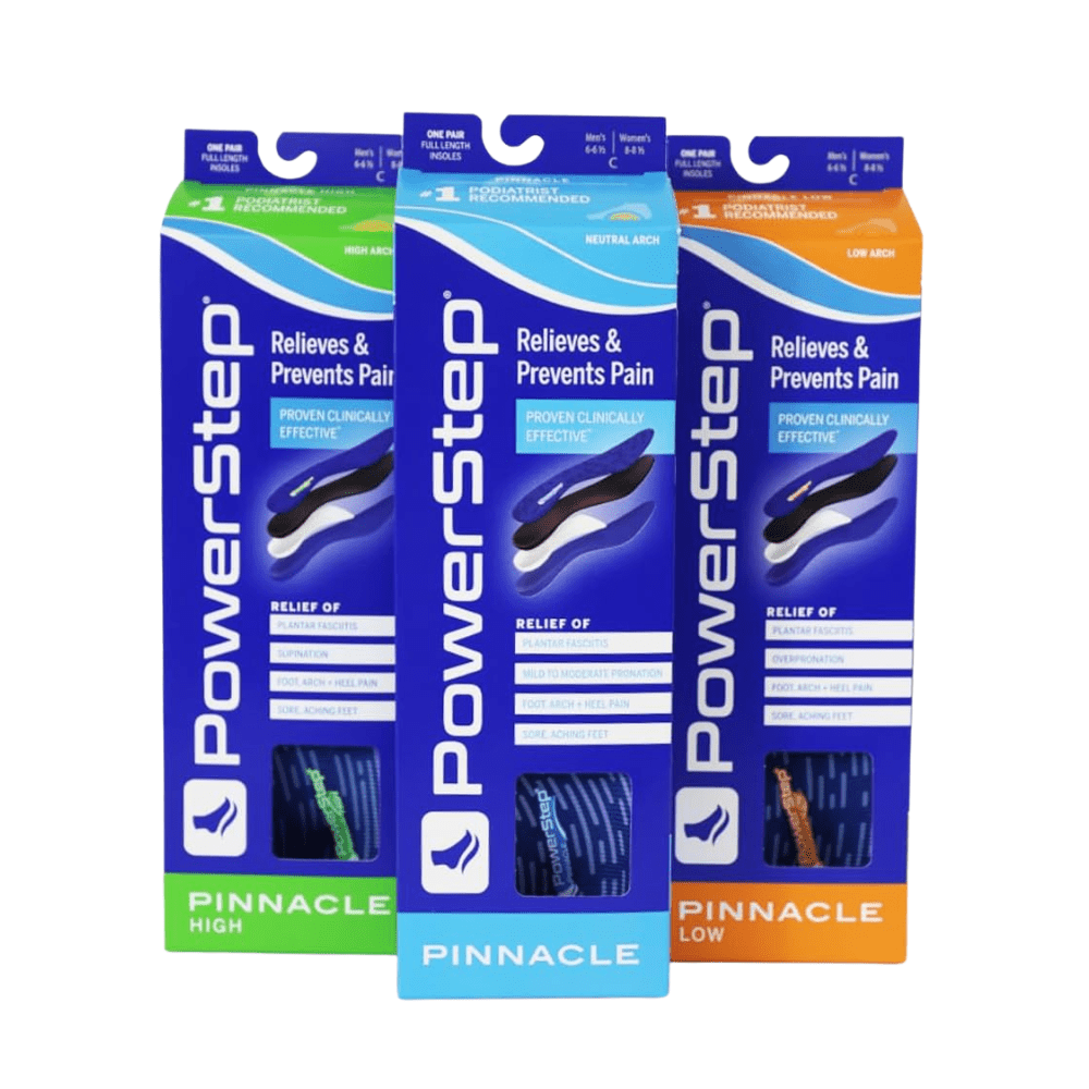 Powerstep Pinnacle Unisex Pain relief Full Length insoles Neutral Arch 7