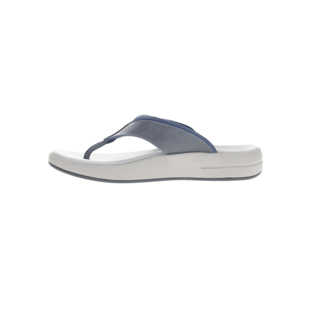 Propét Easton Men's Orthopedic Flip-Flop Sandals - Navy 5