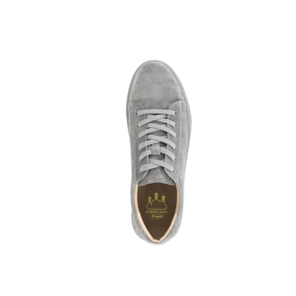 Propét Kenji Men's Casual Suede Sneakers - Grey 4