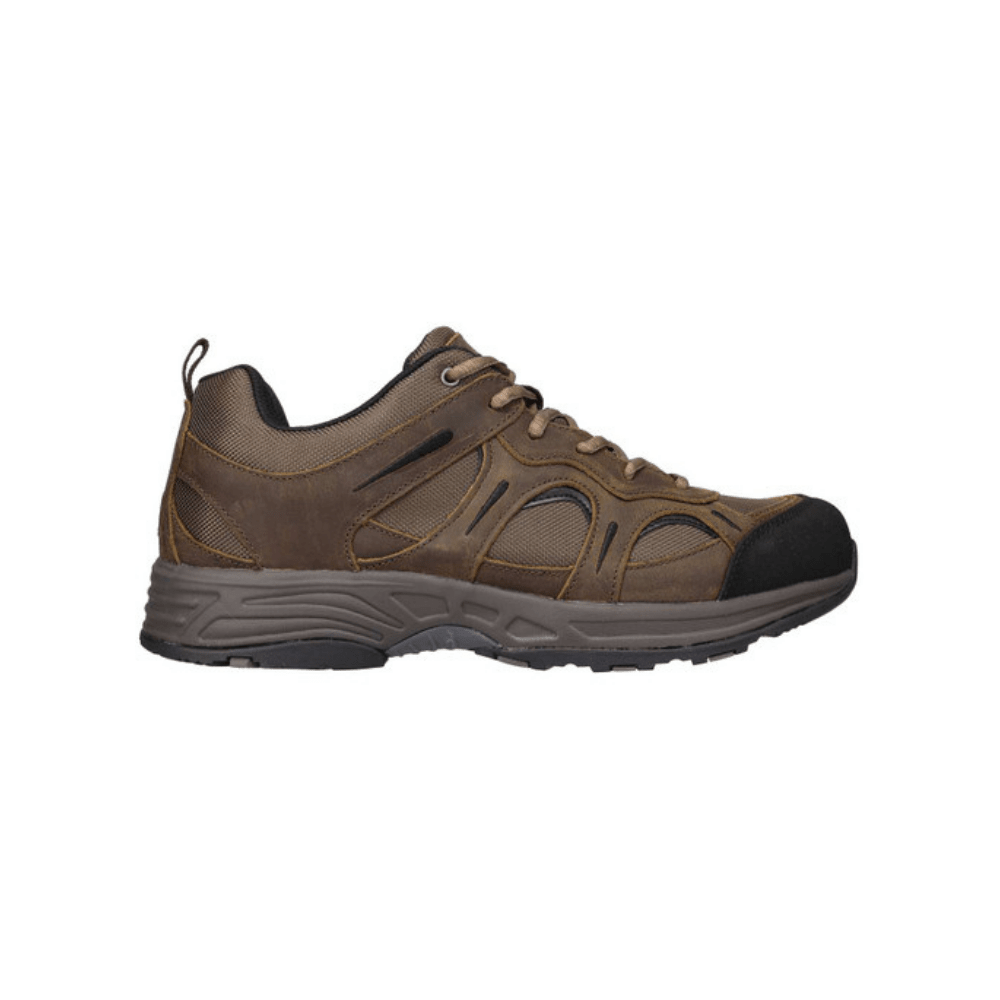 Propet Men's Connelly Waterproof Hiking Sneakers - Brown & Gunsmoke/Orange 1