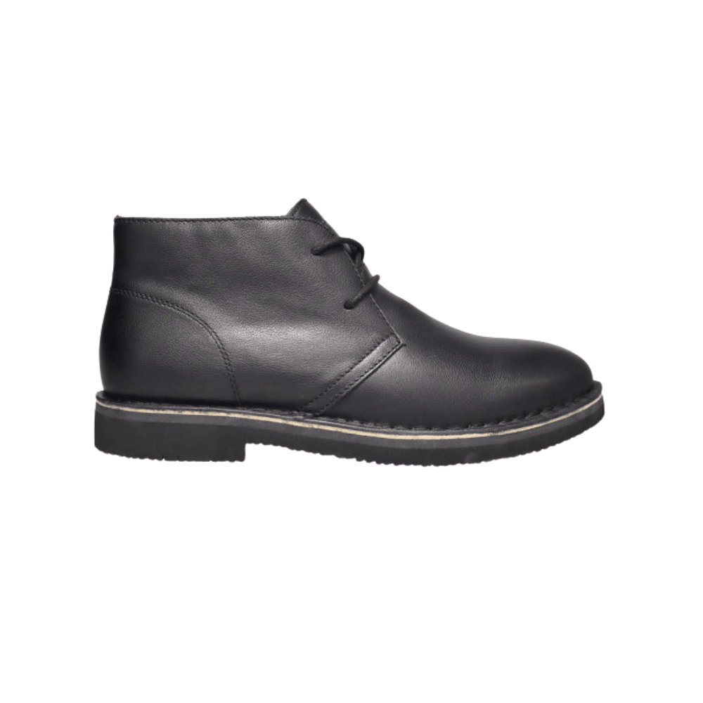 Propet Men's Findley Leather Chukka Boots - Black & Tan 1