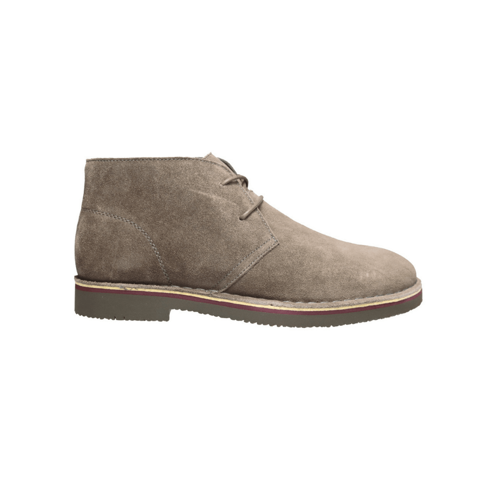 Propét Men’s Findley Suede Chukka Boot Stone & Tan 1