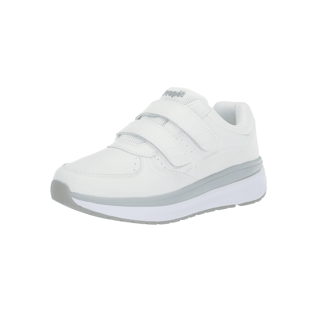 Propét Men’s Ultima Strap Walking Shoe - Black & White 9