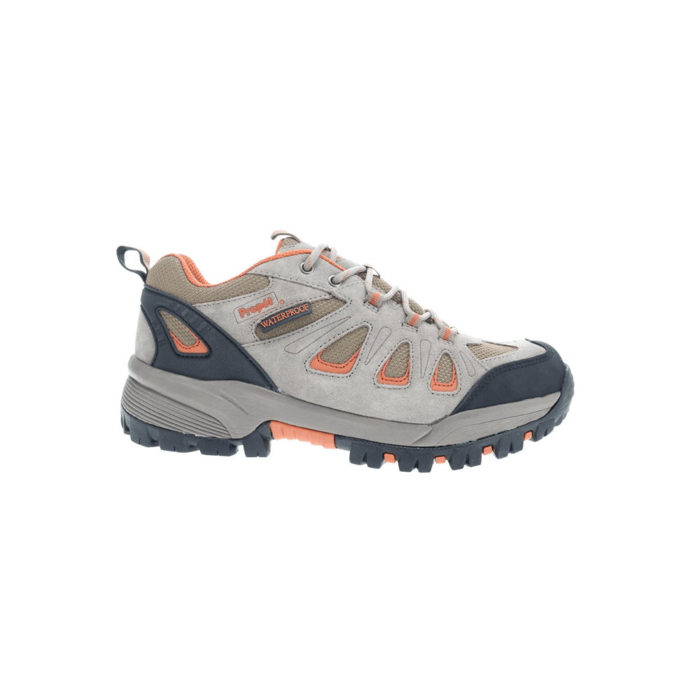 Propét Ridge Walker Low Men's Waterproof Trail Shoes - Gunsmoke/Orange 1
