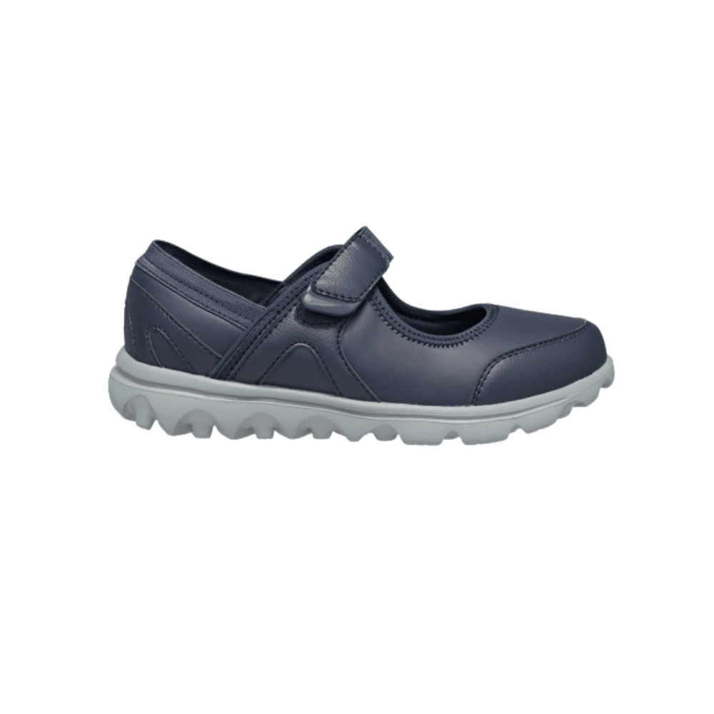 Propét Women's Onalee Mary Jane Flat - Black & Navy 2
